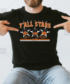 Houston Baseball Y’all Stars T-Shirt3