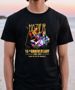 Hozier 16th Anniversary 2008-2024 Thank You For The Memories T-Shirt2