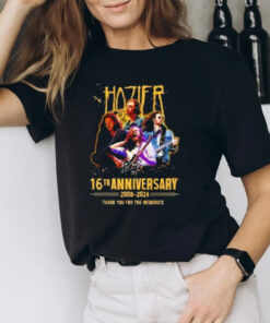 Hozier 16th Anniversary 2008-2024 Thank You For The Memories T-Shirt3