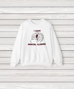 I Have Mental Illinois T-Shirt3