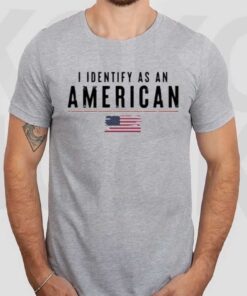 I Identify As An American Flag Tee