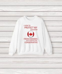 I Vow To Protect My Country From Enemies Both Foreign And Conservative T-Shirt3