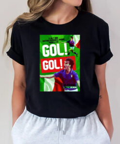 Italy Marco Tardelli 1982 World Cup 11 July 1982 Santiago Bernabeu Madrid Tardelli 69 Gol Gol T-Shirt2