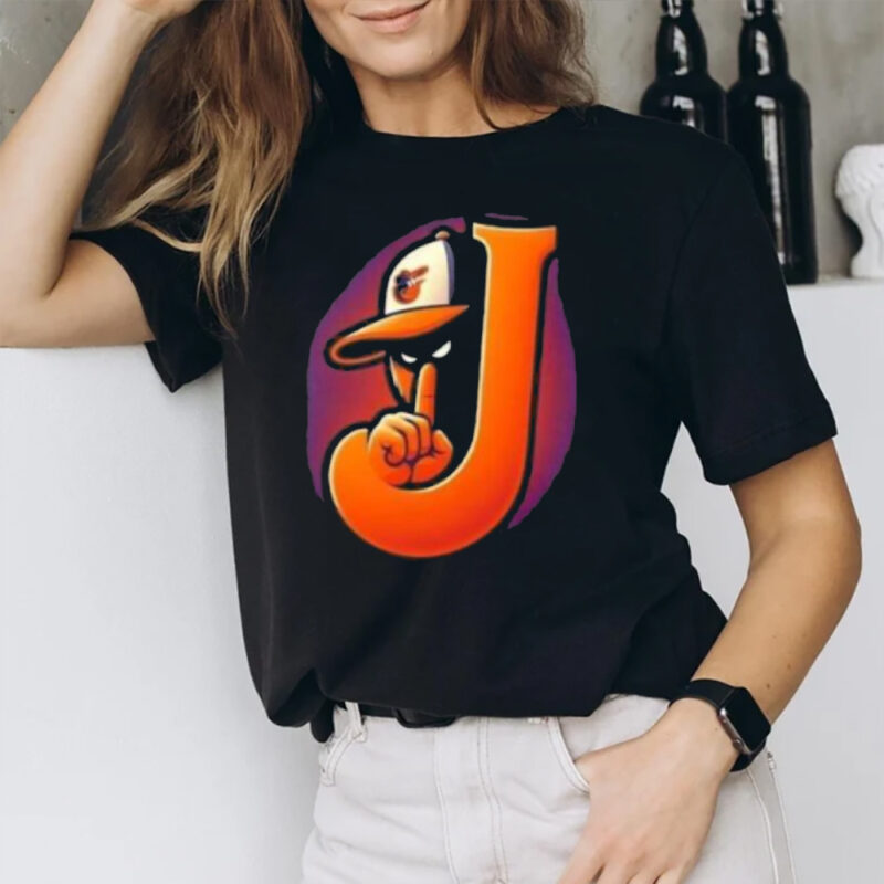 J Baltimore Orioles Baseball Mascot Silent T-Shirt2