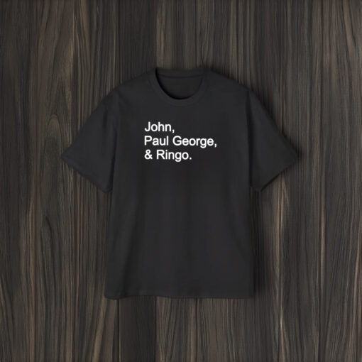 John Paul George And Ringo T-Shirt2