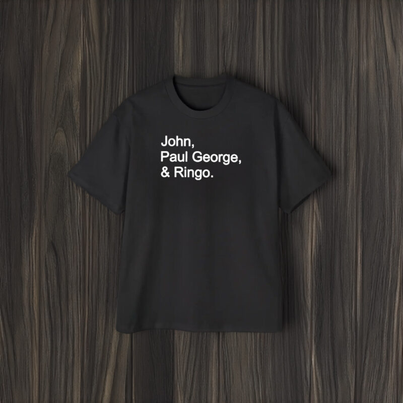 John Paul George And Ringo T-Shirt2