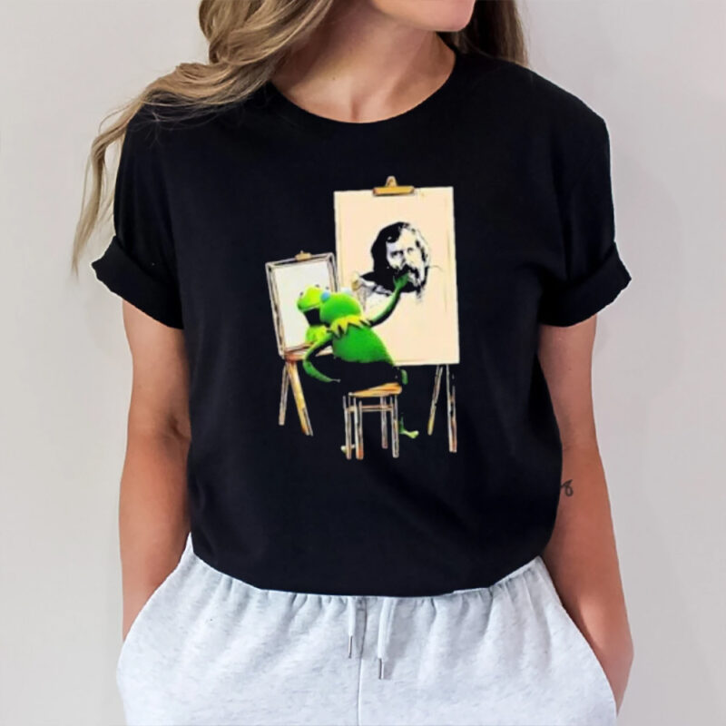 Kermit The Frog Drawing Jim Henson Tee2