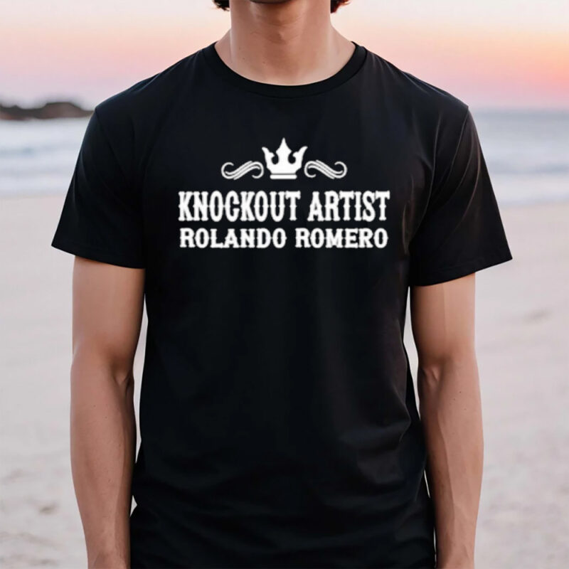 Knockout Artist Rolando Romero T-Shirt3