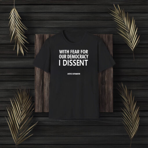 Leilani Munter With Fear For Our Democracy I Dissent T-Shirt3