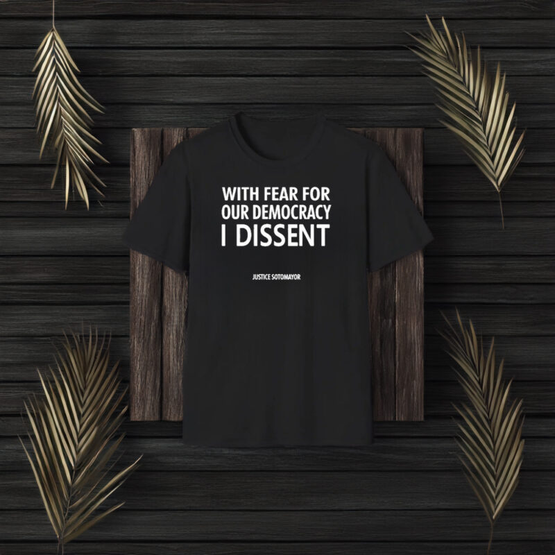 Leilani Munter With Fear For Our Democracy I Dissent T-Shirt3