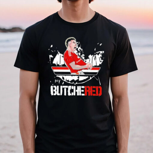 Lisandro Martinez Butchered Manchester United Football Player T-Shirt2