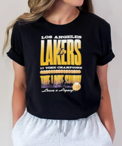 Los Angeles Lakers 17 Time Champions The Lake Show Leave A Legacy Basketball Trophy T-Shirt3