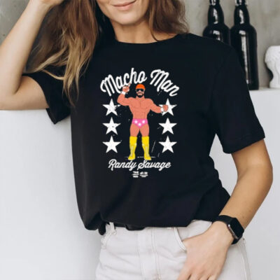 Macho Man Randy Savage Big Rubber T-Shirt2