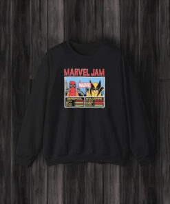 Marvel Jam Marvel Deadpool Wolverine Index T-Shirt