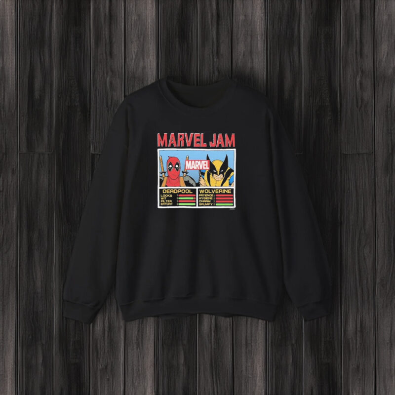 Marvel Jam Marvel Deadpool Wolverine Index T-Shirt