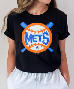 Mets Patch Baseball Embroidery Motifs Logo 2024 T-Shirt3