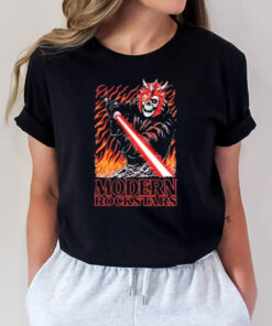 Modern Rockstars Skeleton With Laser Sword T-Shirt2