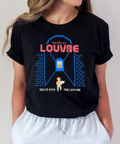 Musée Du Louvre Delve Into The Louvre Pixel T-Shirt2