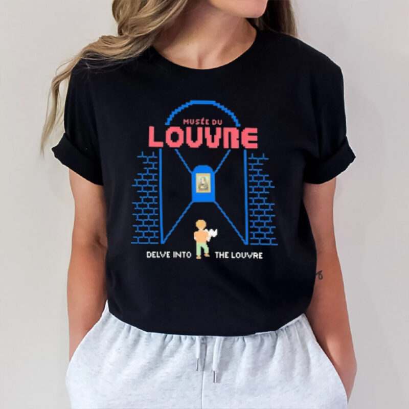 Musée Du Louvre Delve Into The Louvre Pixel T-Shirt2