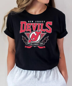 New Jersey Devils Starter Team Logo T-Shirt2