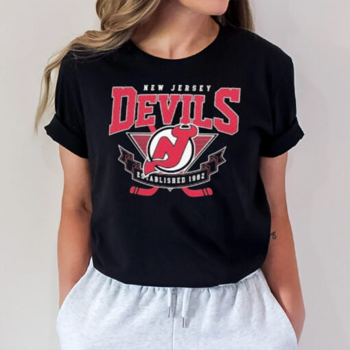 New Jersey Devils Starter Team Logo T-Shirt2