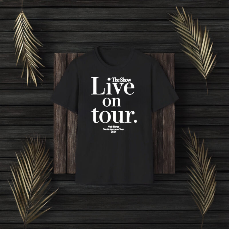 Niall Horan The Show Live On Tour North American Tour 2024 T-Shirt