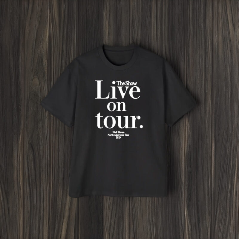 Niall Horan The Show Live On Tour North American Tour 2024 T-Shirt1