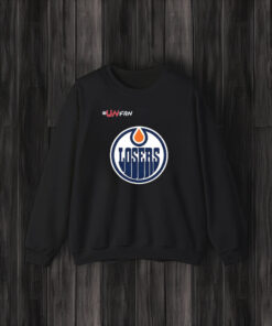 Oilers Parody Unfan Losers Logo T-Shirt