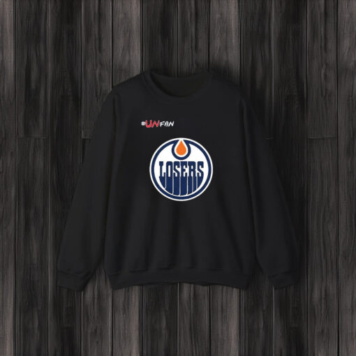 Oilers Parody Unfan Losers Logo T-Shirt