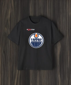 Oilers Parody Unfan Losers Logo T-Shirt2