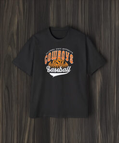 Oklahoma State Cowboys Baseball Comfort Colors T-Shirt1