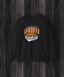 Oklahoma State Cowboys Baseball Comfort Colors T-Shirt3