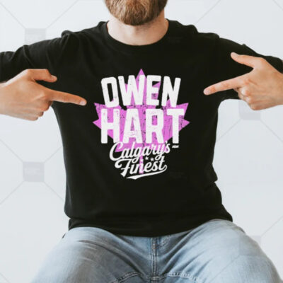 Owen Hart Calgary’s Finest 2024 T-Shirt3