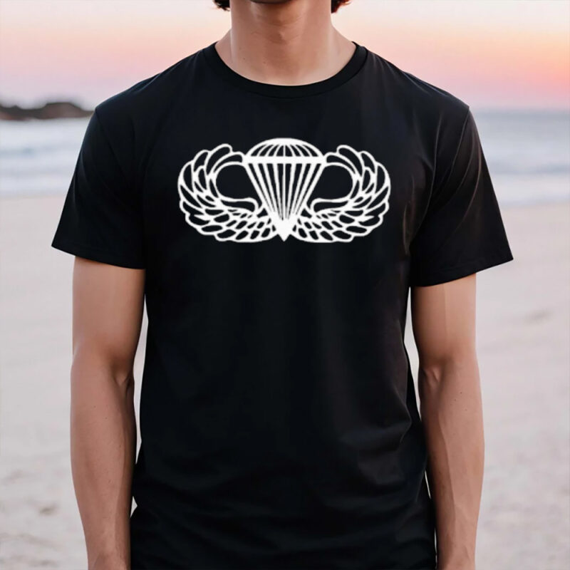 Paratroopers Parachute Wings Badge Airborne T-Shirt3