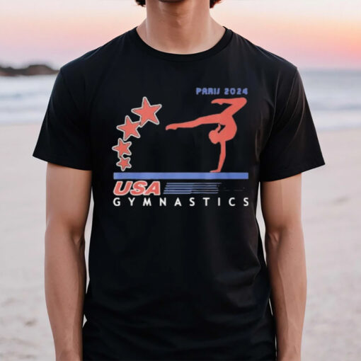 Paris 2024 Summer Games Team USA Gymnastics America Sports T-Shirt2