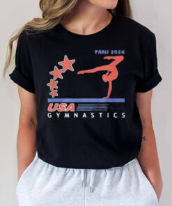 Paris 2024 Summer Games Team USA Gymnastics America Sports T-Shirt3