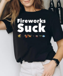 Planet Paws Media Fireworks Suck T-Shirt2