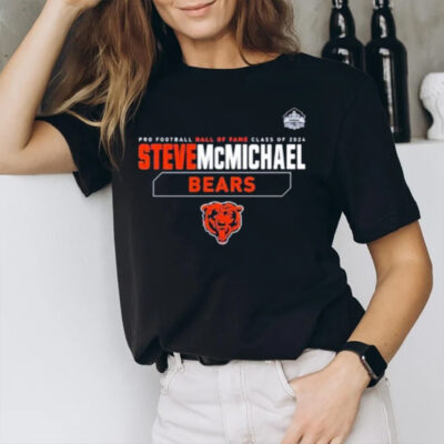 Pro Football Hall Of Fame Class Of 2024 Steve Mcmichael Bears T-Shirt3