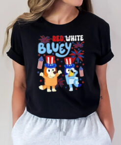 Red White Bluey 4th Of July T-Shirt3