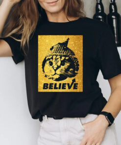 Shark Cat Solana Believe Gold T-Shirt2