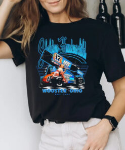 Sheldon Haudenschild Wooster Ohio Est 1993 Racing Car And Girl T-Shirt2