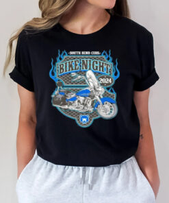 South Bend Cubs Bike Night 2024 Classic Bike T-Shirt2