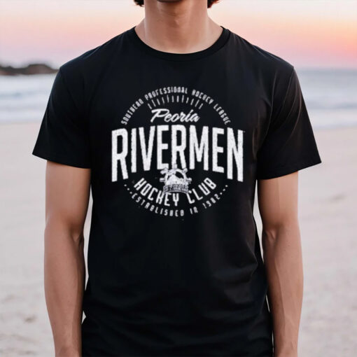 Southern Professional Hockey League Peoria Rivermen Hockey Club Established In 1982 T-Shirt2