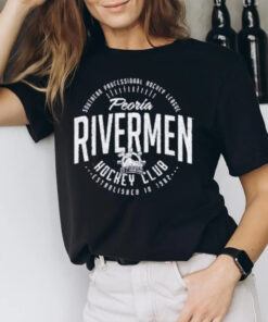 Southern Professional Hockey League Peoria Rivermen Hockey Club Established In 1982 T-Shirt3