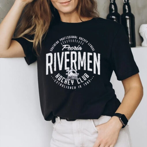 Southern Professional Hockey League Peoria Rivermen Hockey Club Established In 1982 T-Shirt3