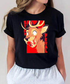 Stay Feral Toothy Deer T-Shirt2