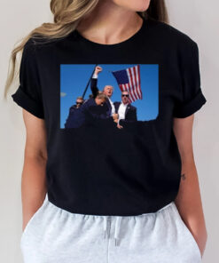 The Election Is Over Donald Trump Was Shot Images T-Shirt3