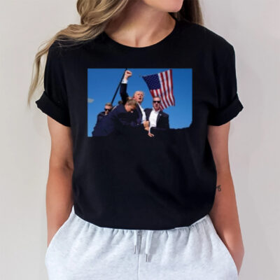 The Election Is Over Donald Trump Was Shot Images T-Shirt3