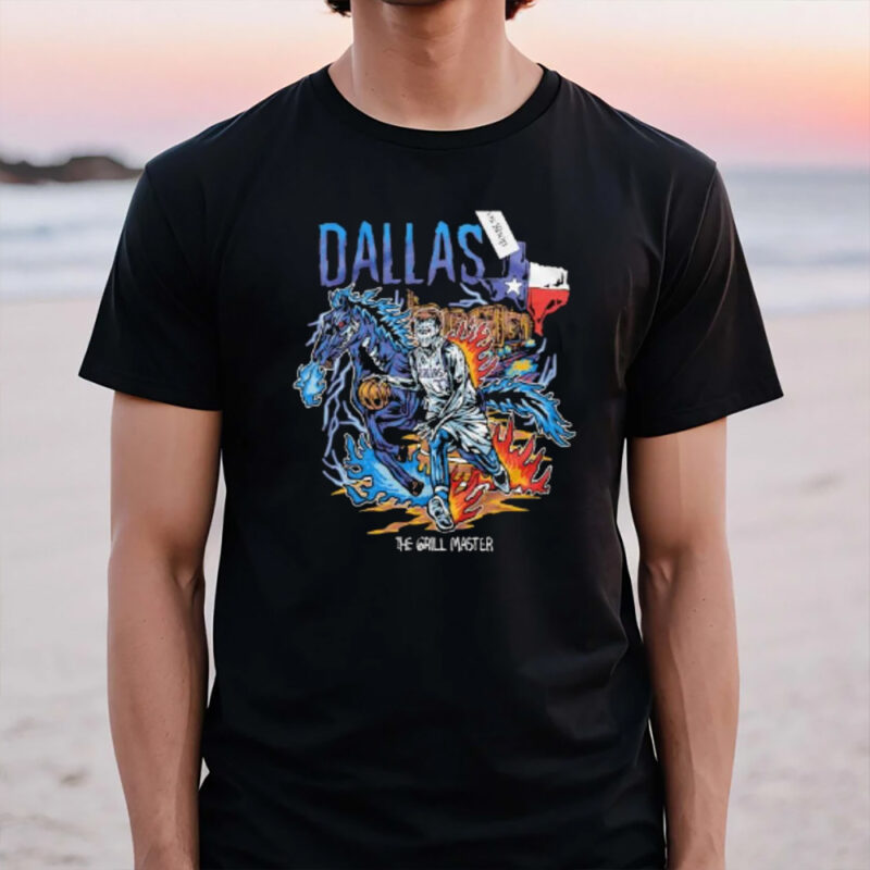 The Grill Master Luka Doncic Dallas Mavericks T-Shirt3