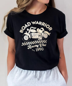 The Peanuts Snoopy And Classic Bike Road Warrior Racing Club Est 1950 T-Shirt2